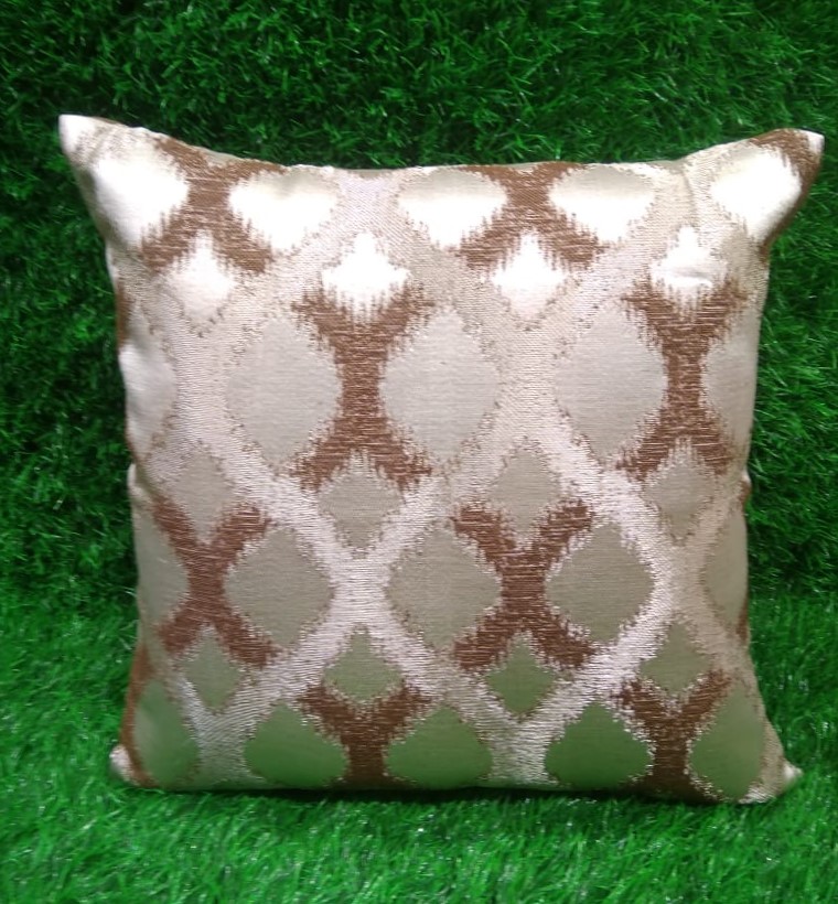 Jacquard Silk Cushion Cover Set by HOMIEKART.