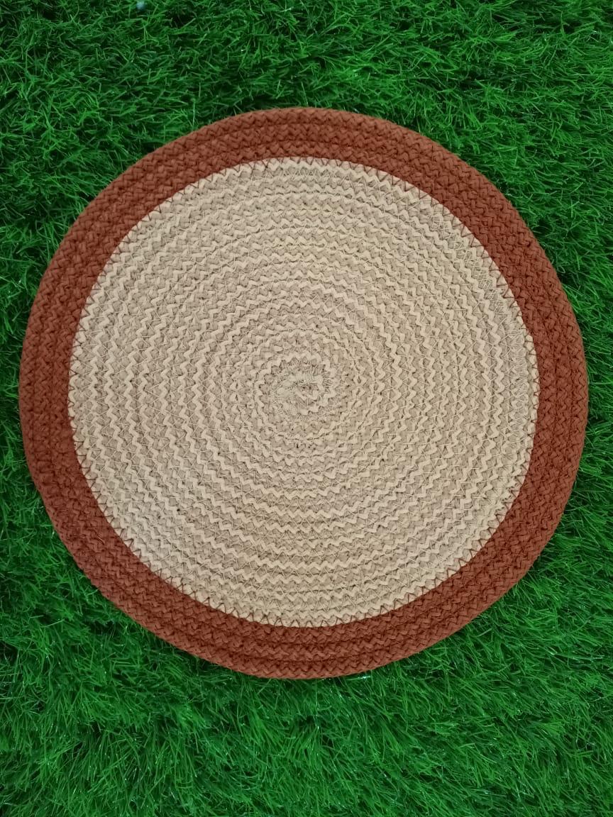 Multi Purpose Foldable Jute Table mats by HOMIEKART