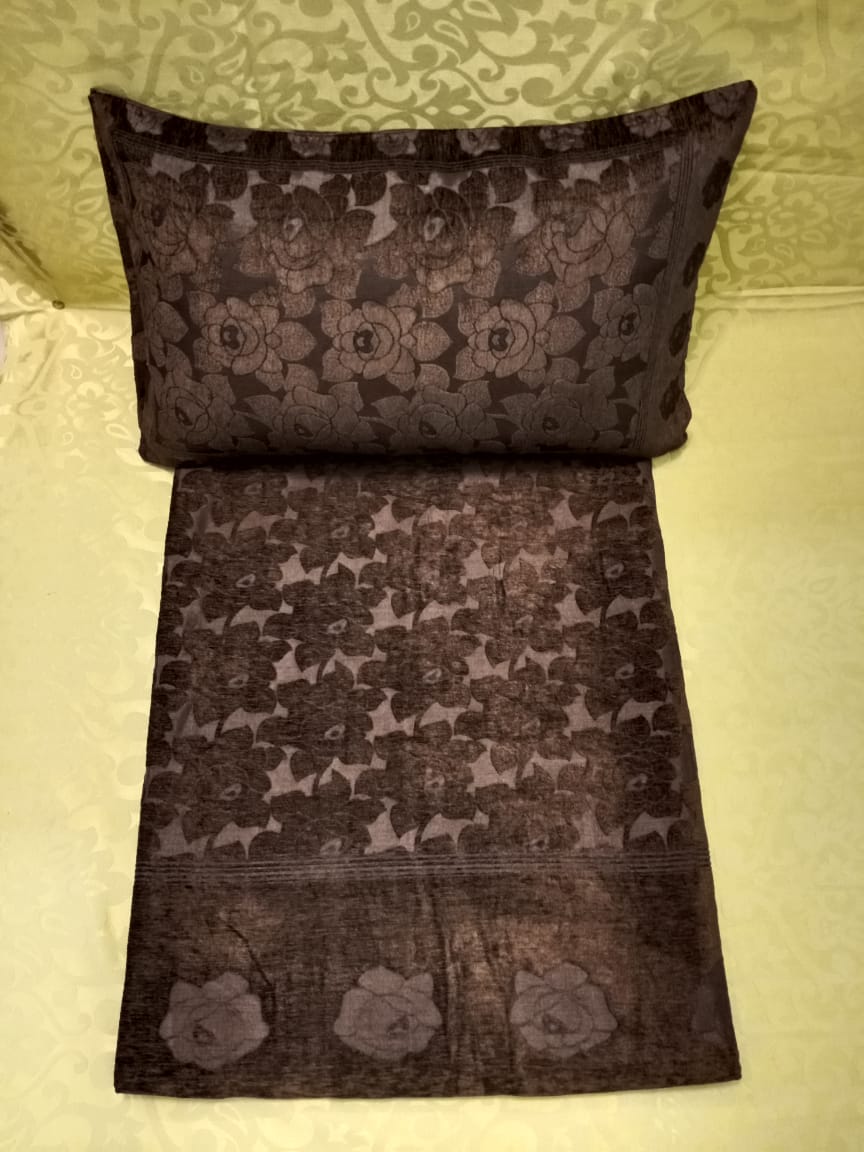 Handloom Emboss Double Bedcover BY HOMIEKART