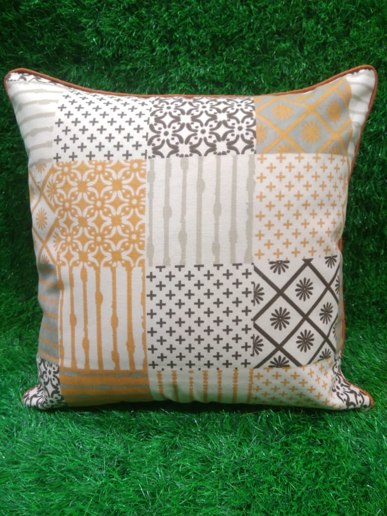 Cotton Printed Cushion Cover Set by HOMIEKART.