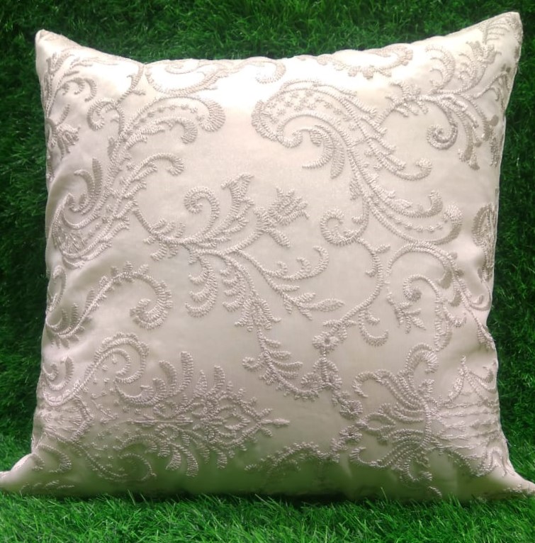 Tissue Embroidered Cushion Cover Set by HOMIEKART.