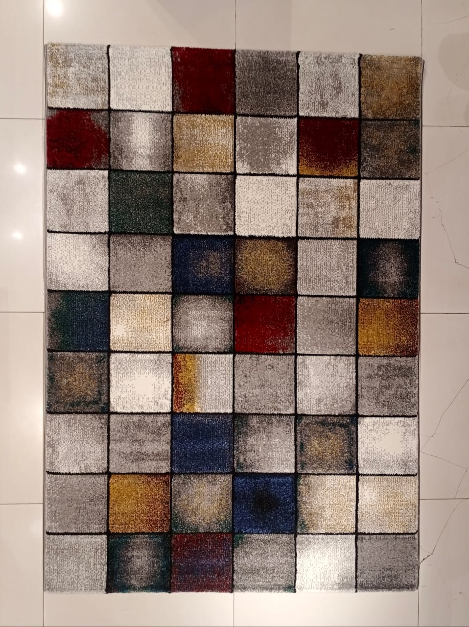 Spectra Super Soft  Modern look Anti Skid Carpet  By BELLAGIO