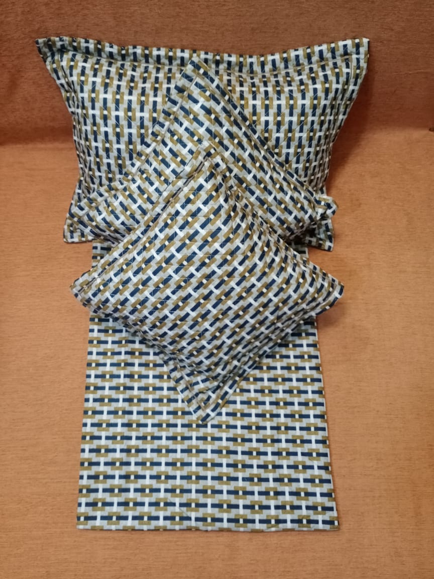 Handloom  Double Bed Bedcover BY HOMIEKART