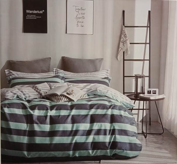 Shapes & Shades 100% Cotton Bedsheet Set by metropolis