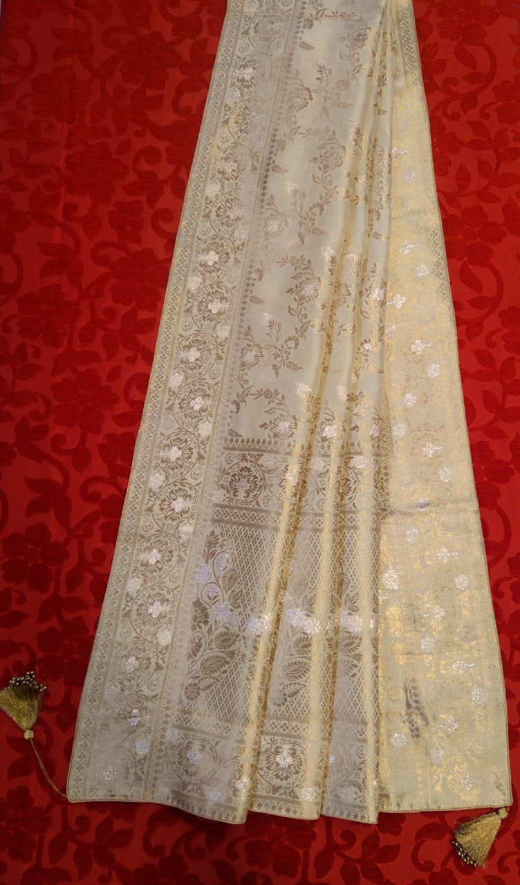 Mysore Silk Designer Allover Woven  Saree