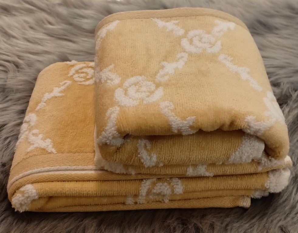 Rose Emb Cotton Hand Towel  by Homiekart