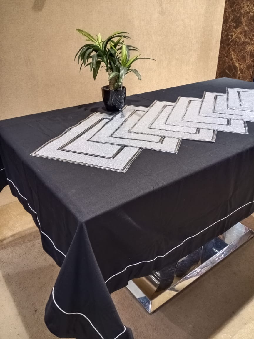 Designer Shimmer Table Mats By HOMIEKART