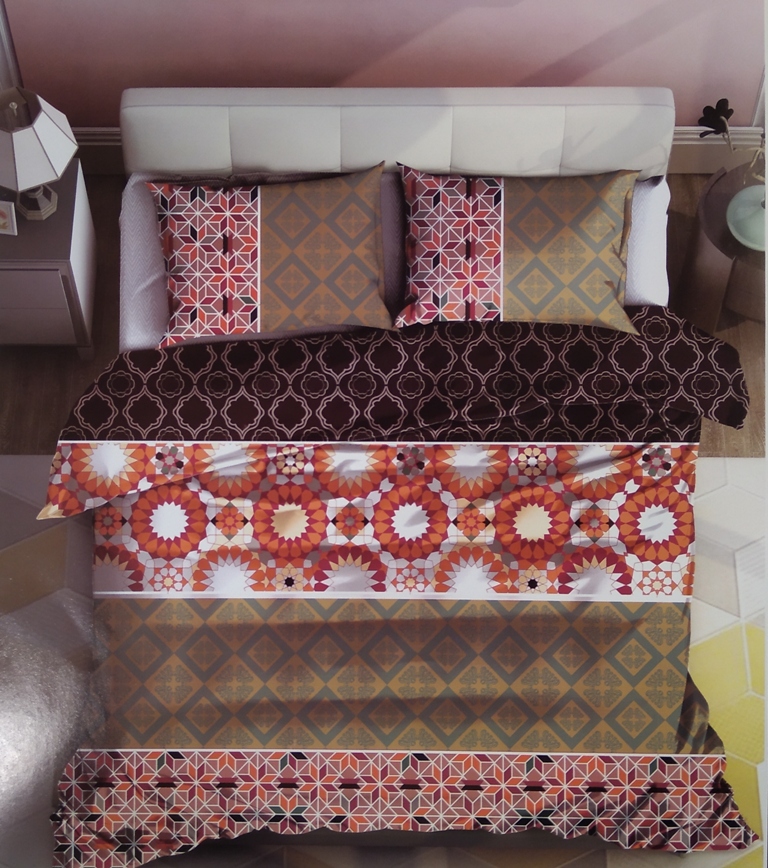 Quincy 3 pcs  Bed sheet set BY Rosepetal