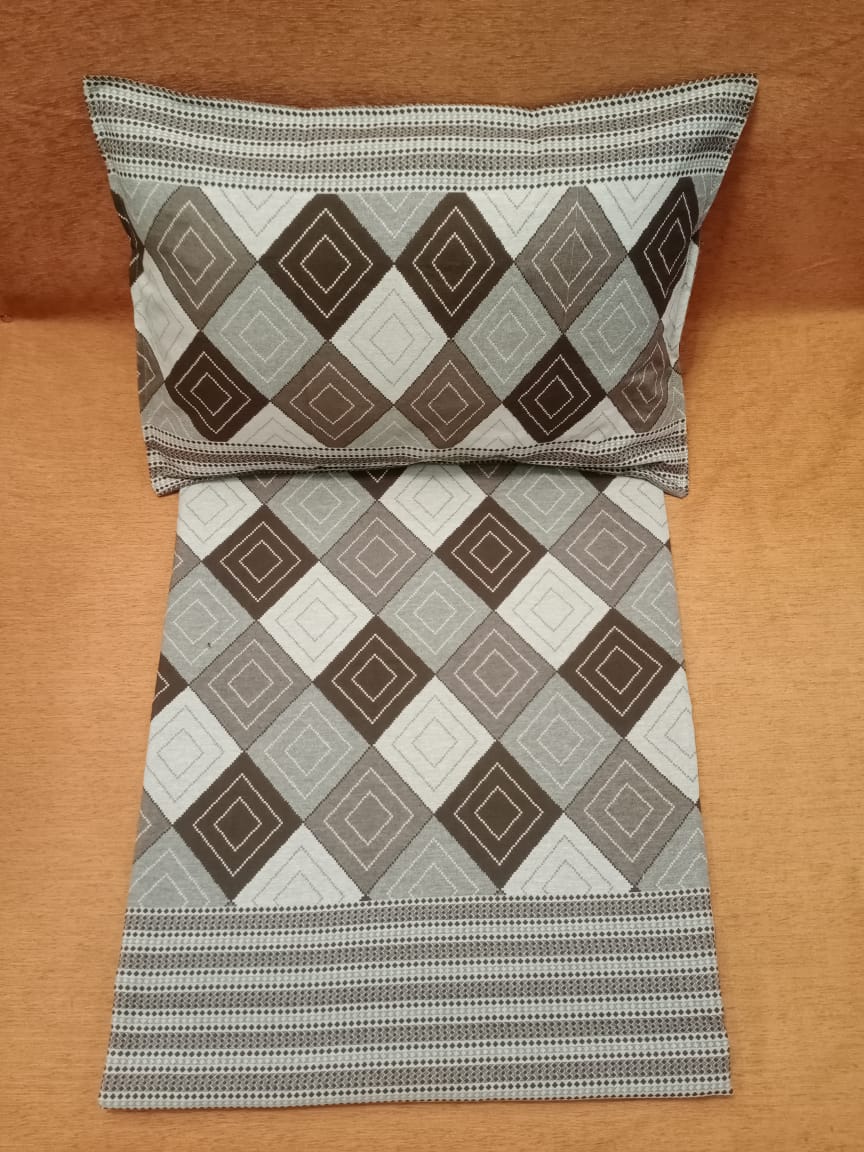 Soft Check Double Bedcover BY HOMIEKART