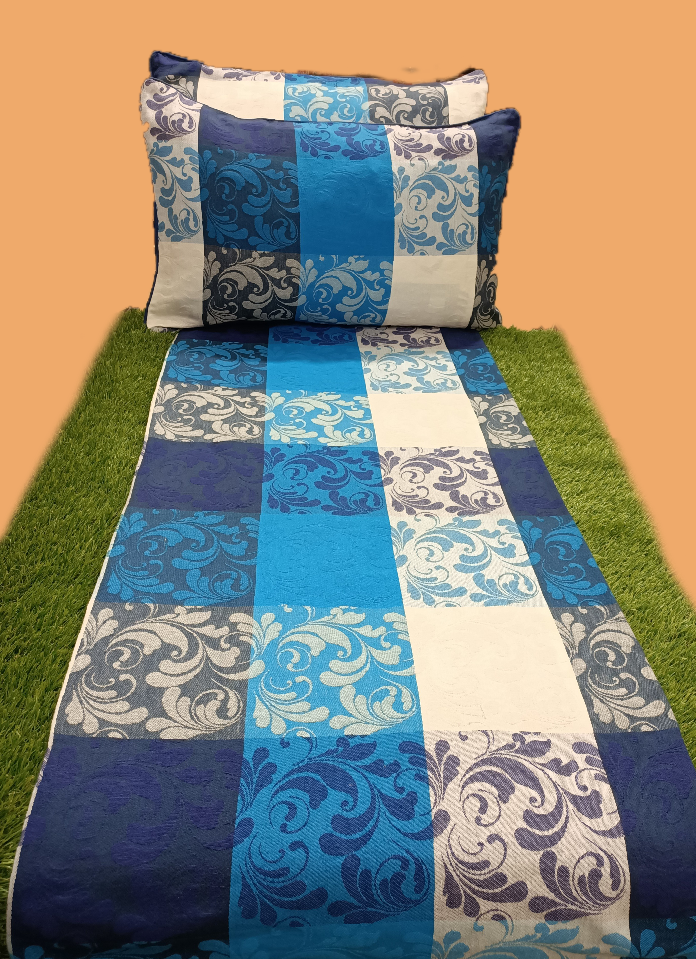 MIX JACQUARD DOUBLE BEDCOVER BY HOMIEKART