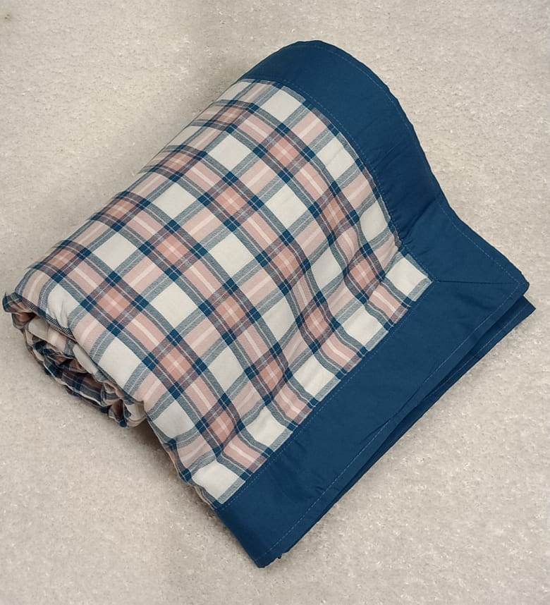 Cotton Checkered Dohar By METROPOLIS