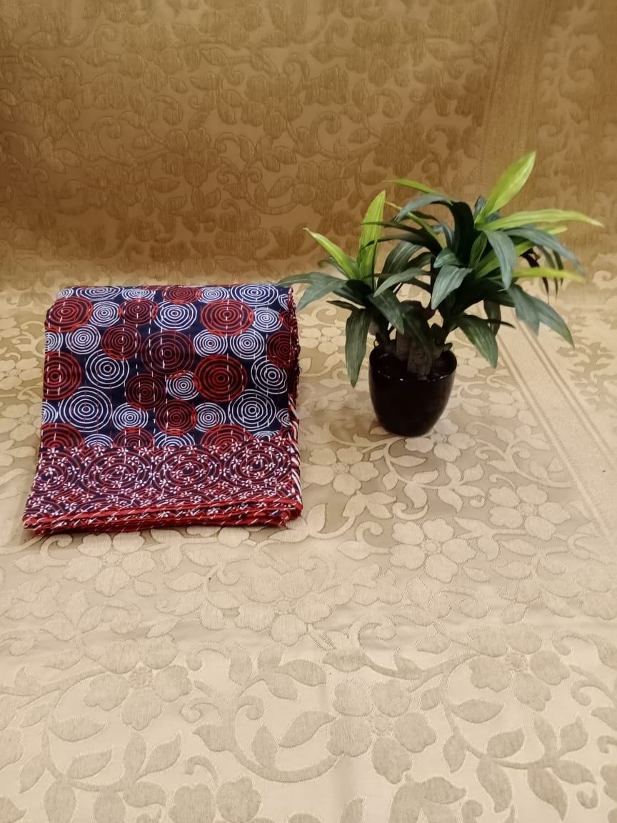 KANTHA WORK  DOUBLE BEDCOVER SET BY HOMIEKART