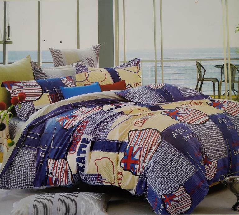 Vibgyor 3 pcs  Bed sheet set BY Wrap