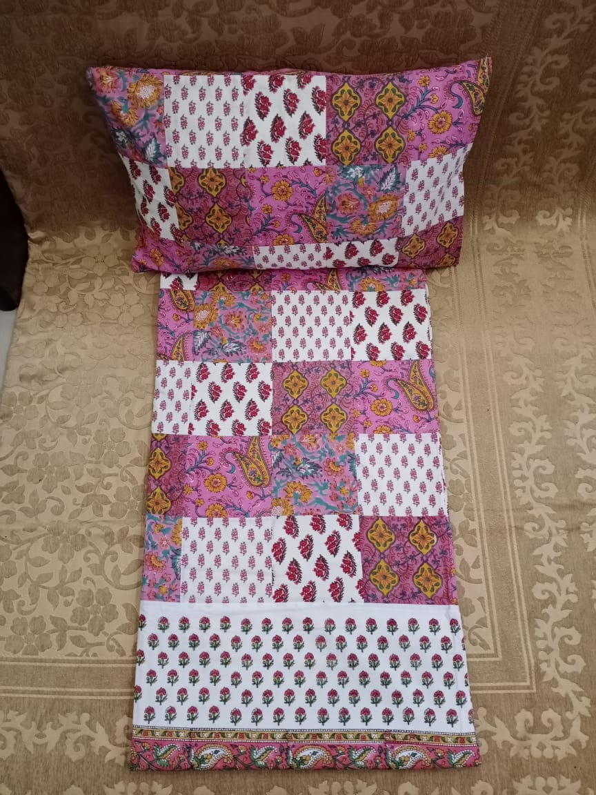 RAJPUTANA PATCH  DOUBLE BEDCOVER BY HOMIEKART