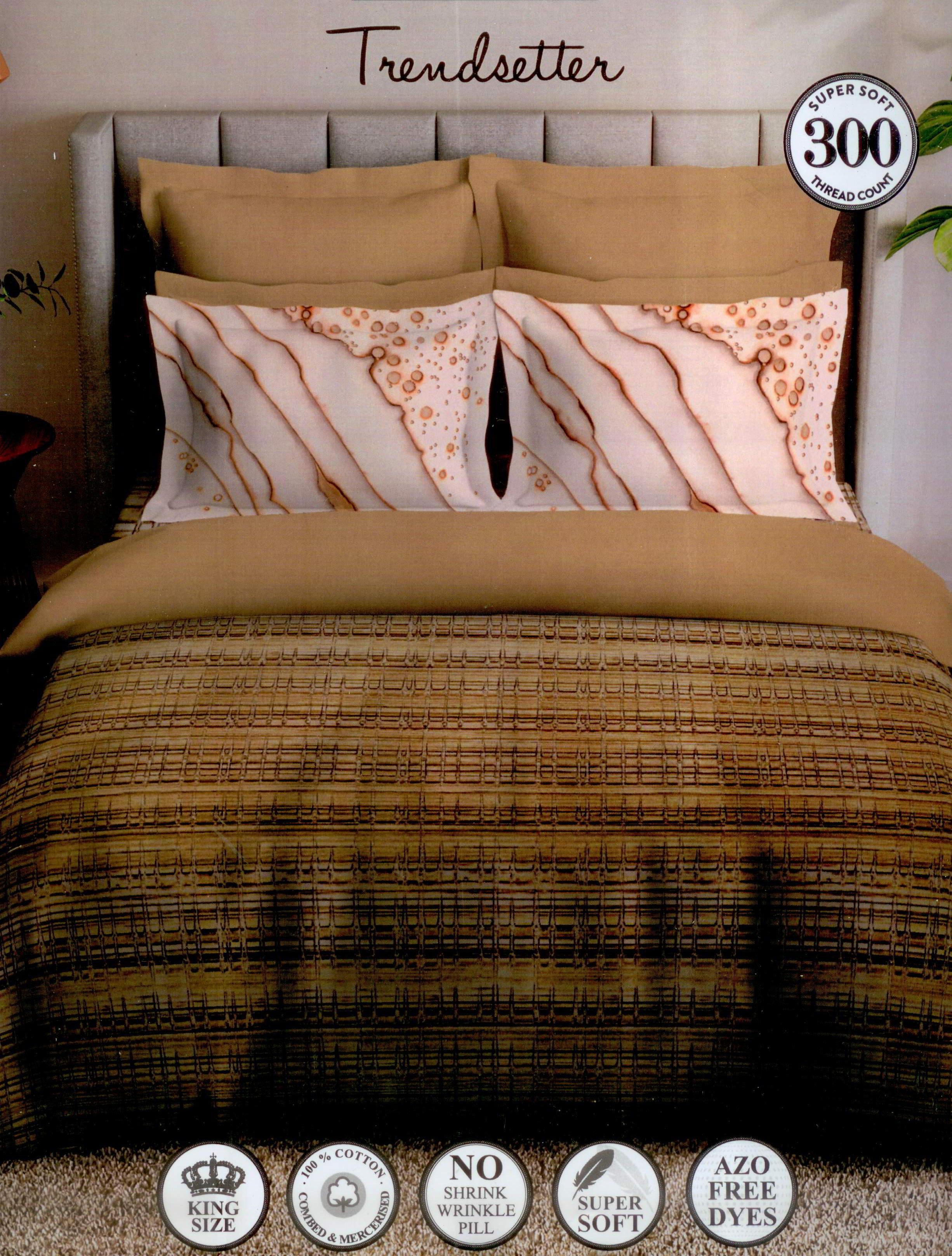 Brut Bedsheet Set by Boutique Living