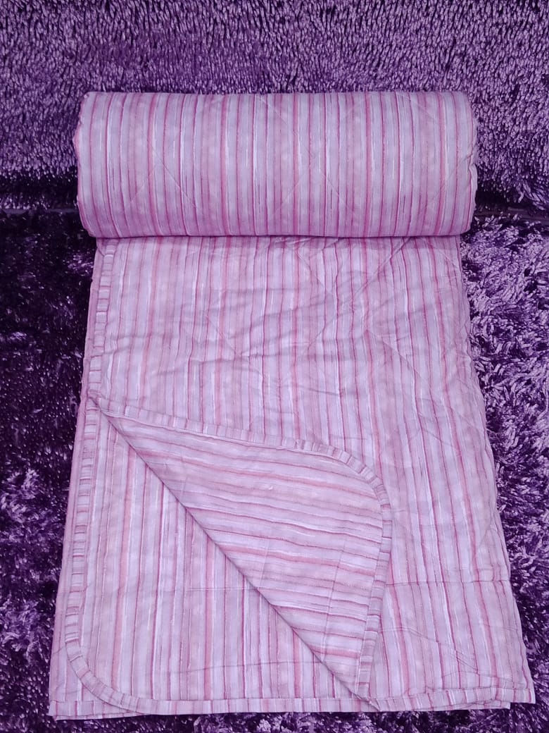 100% Fine Cotton Reversible Comforter By Homiekart