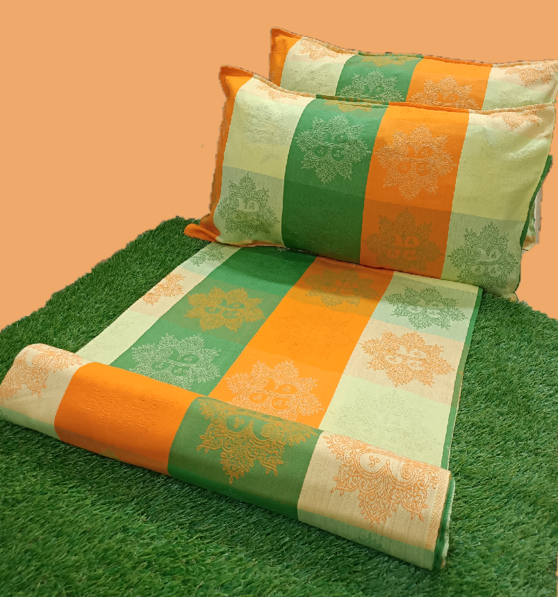 MIX JACQUARD DOUBLE BEDCOVER BY HOMIEKART