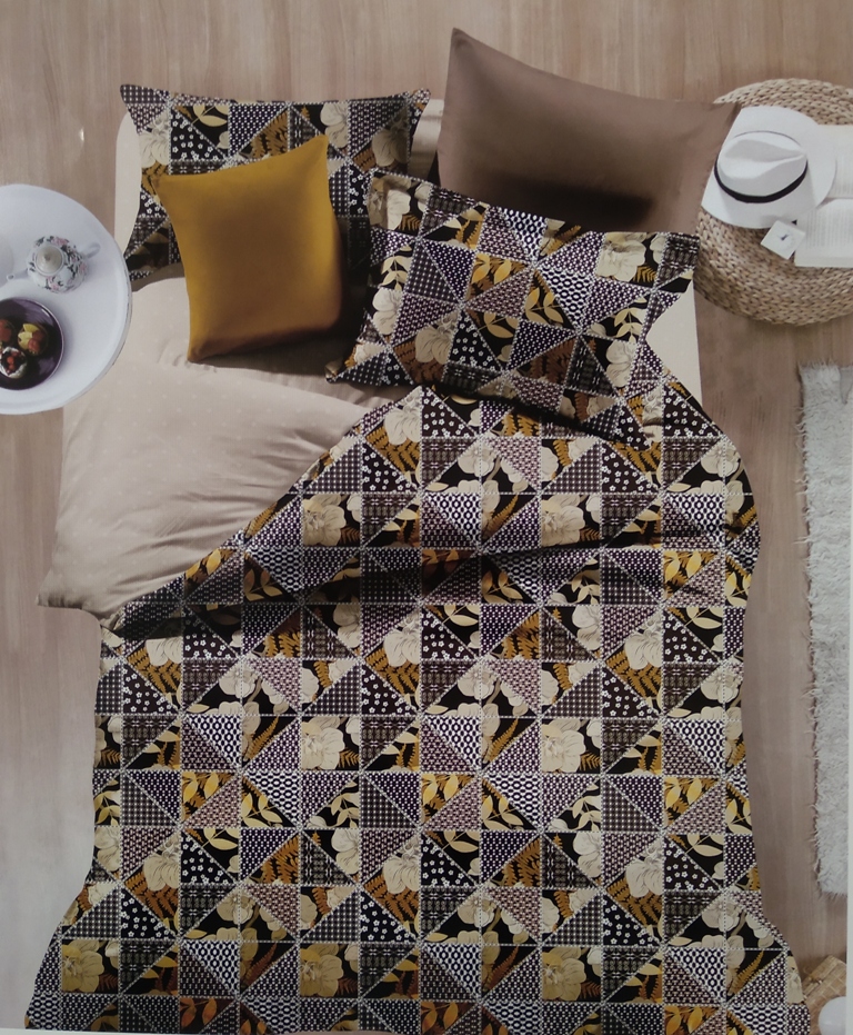 Quincy 3 pcs  Bed sheet set BY Rosepetal