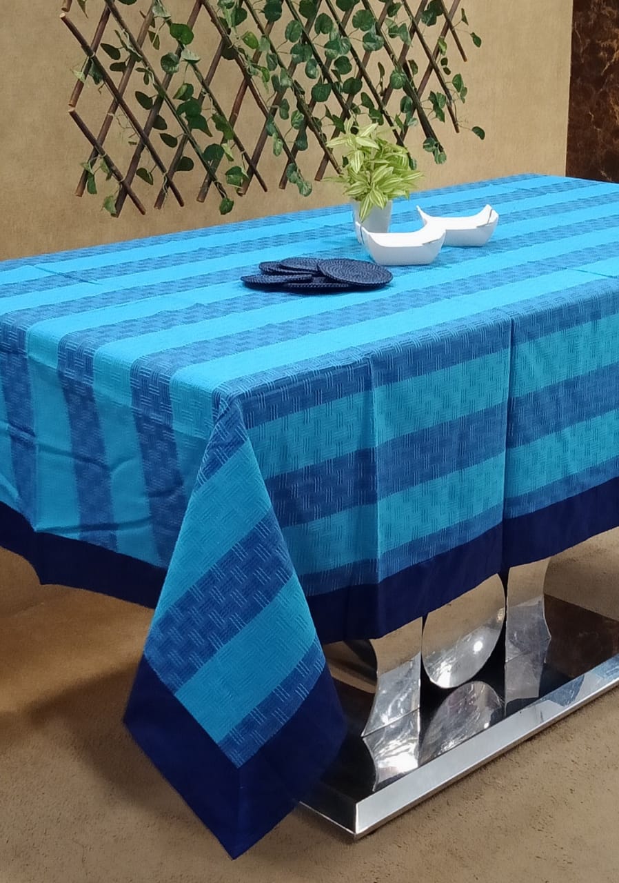 Striped Printed Table Cover by Homiekart